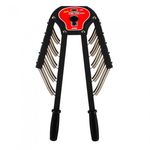 Star Sports New Muscle Power Chest Expander EU261 Made in Korea Adjustable Strength Training Bar with Magnetic Safety Pin High-Durability Spring